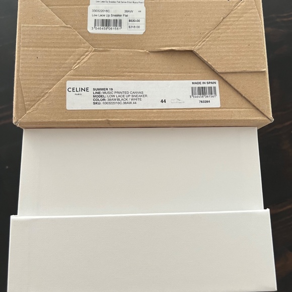 CELINE Elliott Low Lace canvas mens shoes - Picture 5 of 6